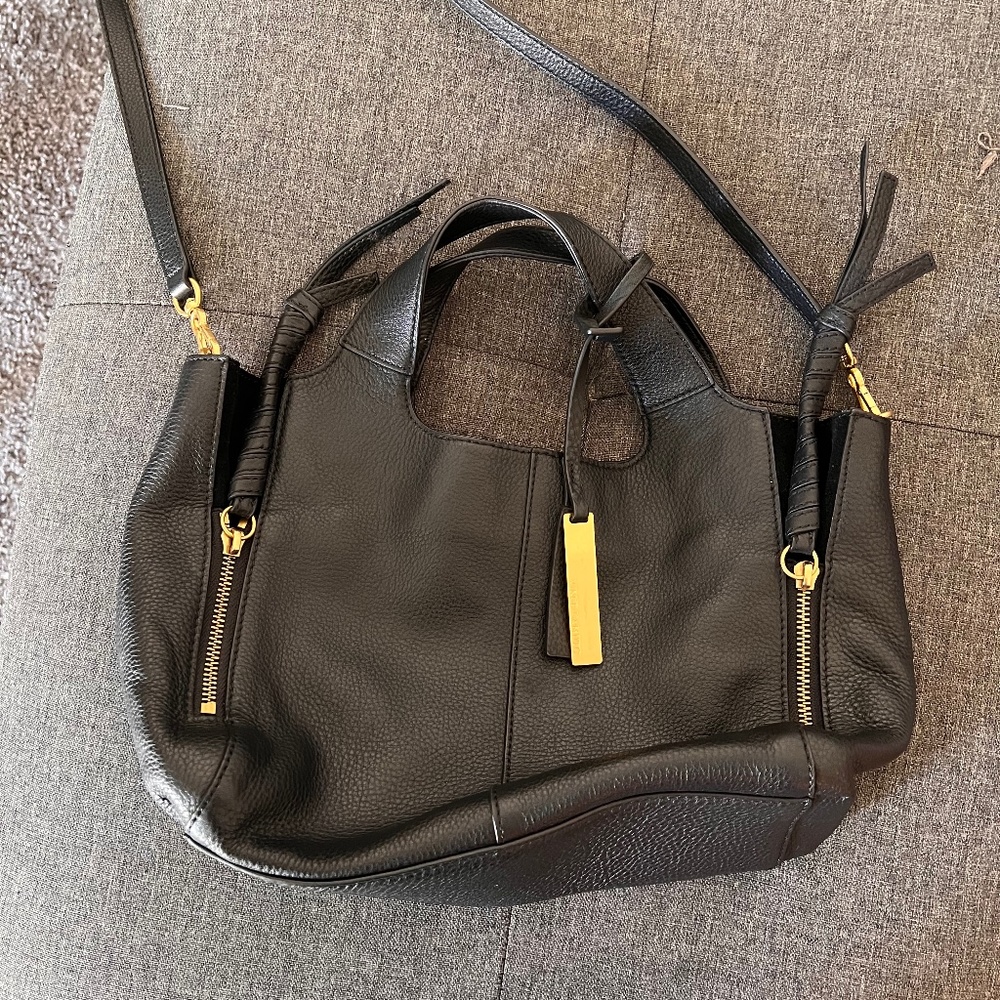 Vince Camuto Black Leather Crossbody